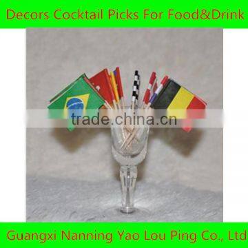 Disposable Cocktail Decoration Sterile Toothpicks photo-3