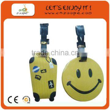 PVC Green Silicone Luggage Tag