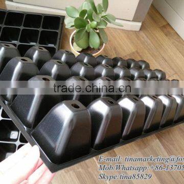 Large Cell Black PS Plastic Plug Nursery Plant Seedling Tray for Seed Propagator photo-5