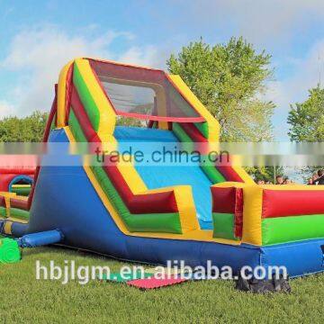 PVC Inflatable Obstacle Course for Sale, 0.55mm PVC Inflatable Tarpaulin Material Cheap Price photo-3