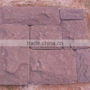 red sandstone walling mushroom