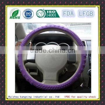 Soft Safety Durable Silicone Car Steering Wheel Cover photo-5