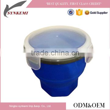 500ml Cheap silicone container supplier