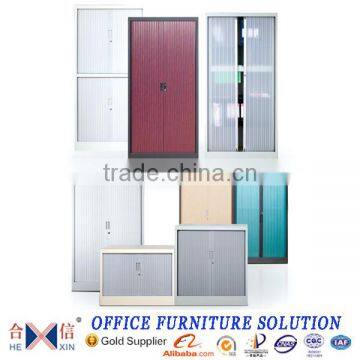 Metal tambour door cabinet