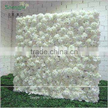 SAST-70022 white hydrangea 6ft artificial wedding flower wall decor