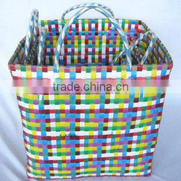 High quality best selling eco-friendly plastic storage basket from Vietnam