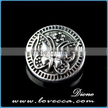 Metal Snaps Ring button on charm interchangeable leather snap button