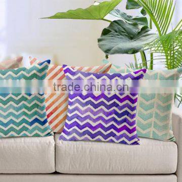 Strip Pattern Linen Fabric Vintage Wholesale Throw Pillows STPC026