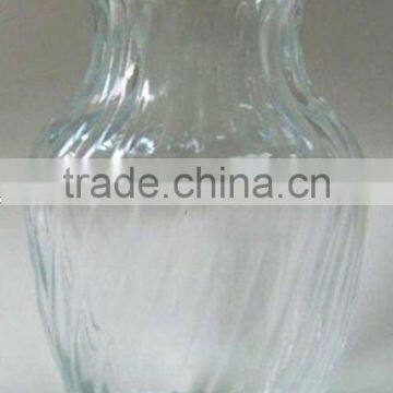 decorative clear large glass vase for flower GV18