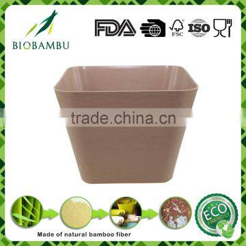 Wholesale Inexpensive Biological Bamboo Fiber Mini Flower Pot