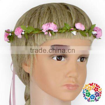 Festival Party Wedding Boho Bridal Tiara Wedding Hair Crown Headband Wedding Flower Crown photo-2