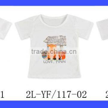 Baby Newborn 3 Pack Pullon Short Sleeve Shirt Solid Color Animal Children's T-shirt photo-6