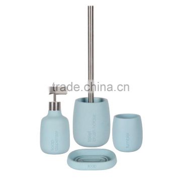 Hot sale 4pcs bathroom sets ,soap dish,tumbler,toothbrush holder,lotion dispenser