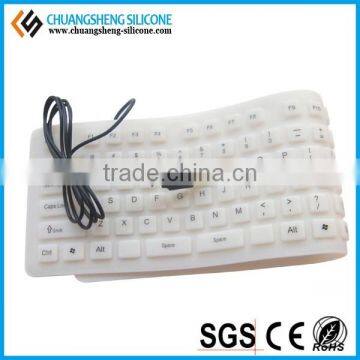 KINDS OF COLOR PORTABLE COMPACTS SIZE WATERTPROOF SILICONE FLEXIBLE KEYBOARD photo-6