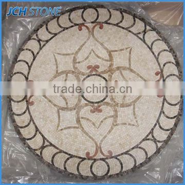 Cheap marble mosaic medallion tiles from china