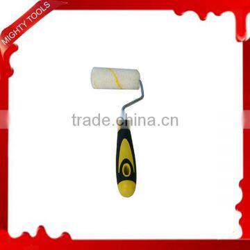 White Nitrile Blends Rubber Handle Galvanized Rod Bracket Mini Paint Roller photo-4