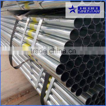 hot sale raw material pre galvanized steel pipes size