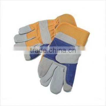 Safety Gloves,Cow Split Leather Work Glove,Leather Welding Gloves