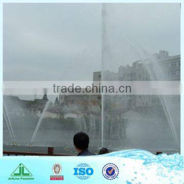 Music Water Fountain Built on River of Tongcheng, Anhui, East China photo-2