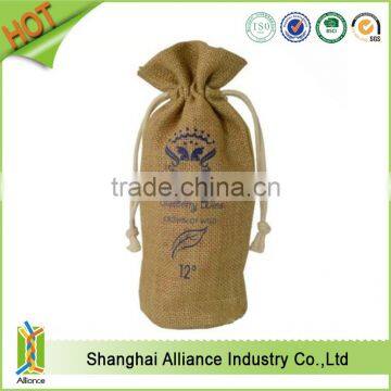 Popular mini wine bottle bags,jute bags wine bottle bags,fabric wine bottle bags