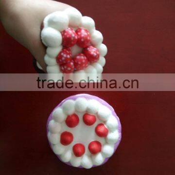 Soft Stress Ball Cute Cake Bun Shaped Colorful Squishy photo-5