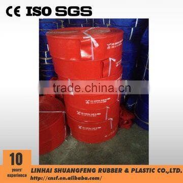 Red Heavy Duty Nitrile Rubber Covered Fire Resistant Hose With Coupling photo-2