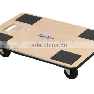 2014 Wooden flower flat lumber tray dolly tool cart/outdoor flower cart