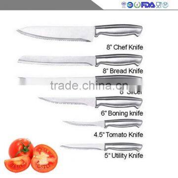 Manufacturers Selling Household 12 Sets Multi-function Stainless Steel Kitchen Knife Cut Bread photo-4