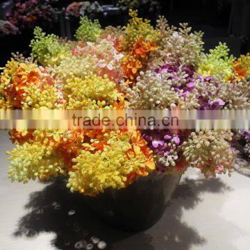 Fabric Wholesale Silk Cloth Flower for Home and Wedding Decoration Artificial Lilac Flowers photo-5