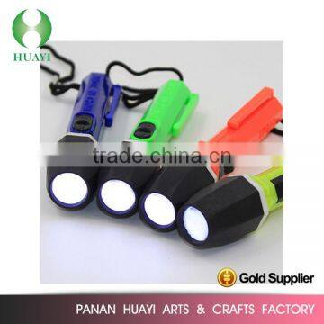 High Quality Fashion Design Colorful Plastic LED Flashlights photo-4
