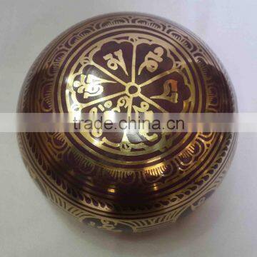 Best Selling Symbolic Colored Meditation Singing Bowl photo-5