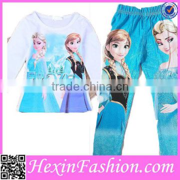 2015 hot sale imported child clothes sets