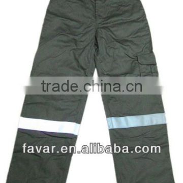 FR cotton oil field industrial workwear cargo pants men with many pockets