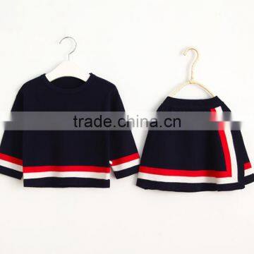 Hot Sale Pullover School Uniform Cardigan Set for Girls photo-2