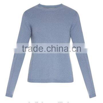 OEM Service Best Selling Crew Neck Women 100% Cashmere Sweater photo-4