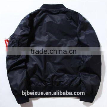 2017 Latest Design Fashion Bulk Man Jacket Winter Jacket Custom Outdoor Sport Bomber Jacket Wholesale photo-2