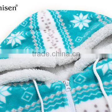 Wholesale Promotion Women Fleece Printing Jacket photo-3