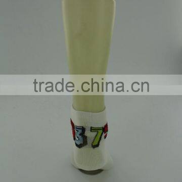 Summer Season White Sneaker Thin Mercerized Cotton Socks Women photo-3