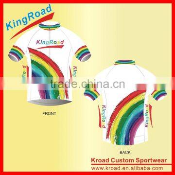 Wholesale Cheap Custom Sublimated Printing short Sleeve Cycling Jerseys