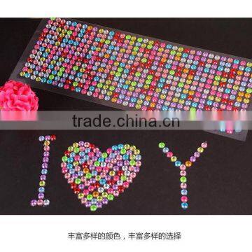 Food Grade Rhinestone Diamond Sticker Large Acrylic Gems Self Adhesive Sticker photo-4
