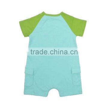 2017 New Design Baby Clothes Romper Organic Cotton Summer Baby Romper photo-2