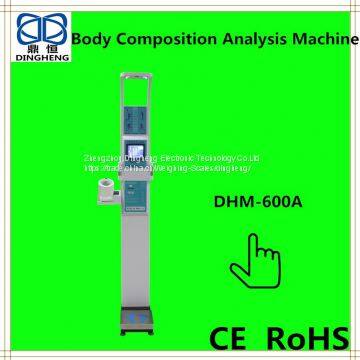 DHM-600A Medical and Personal  body composition analysis ,body fat ,blood pressure ,ultrasonic height and weight scale