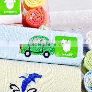 Plain Baby Rompers/baby Short Sleeve Rompers/rompers With Kerchief photo-2