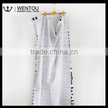 Unique Geometric Pattern Cotton Bath Towel photo-2