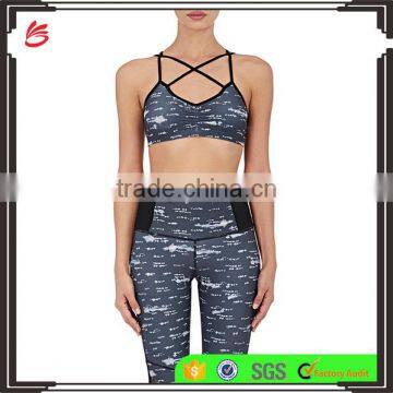 Wholesale custom Womens Sexy Yoga Sports Wear Legging Running fitness Gym Soft Top Trousers wear