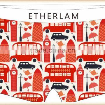 Merry Christmas 88% Polyester 12%Elastic Waist Hot Selling Custom 2016 Men Underwear photo-2