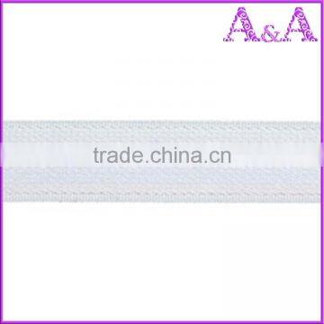 Spandex/Nylon 17mm Bra Picot Elastic Lace Binding Tape