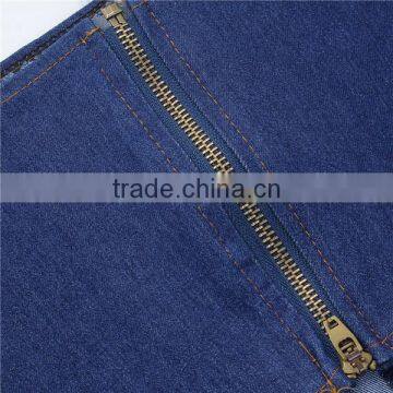 Denim Belt Waistband White Deep Blue Size L photo-2