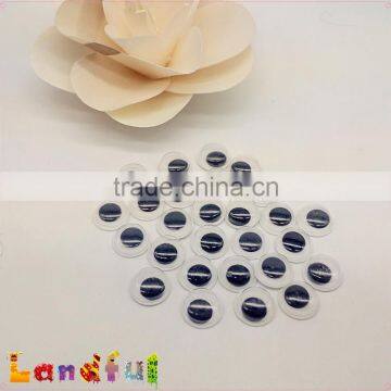 10mm Glue Back Black Safety Wiggle Eyes Craft Plush Toy Googly Moving Eyes photo-4