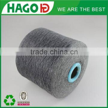 Ne10s Grey Melange OE Recycled Colored Dyed 65/35 Cotton Polyester Weaving Textile Yarn for Flannel Fabric photo-2